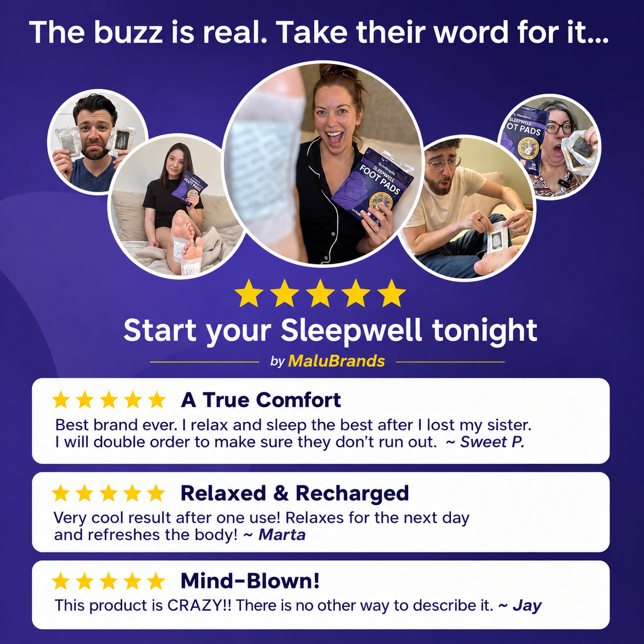Sleepwell Detox Foot Pads